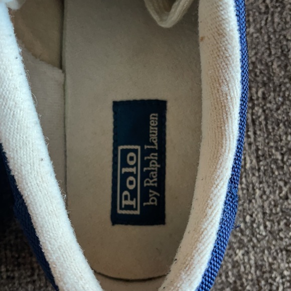 Poli Ralph Lauren men’s size 12 D so Gorgeous Navy Blue Shoe - Picture 4 of 15